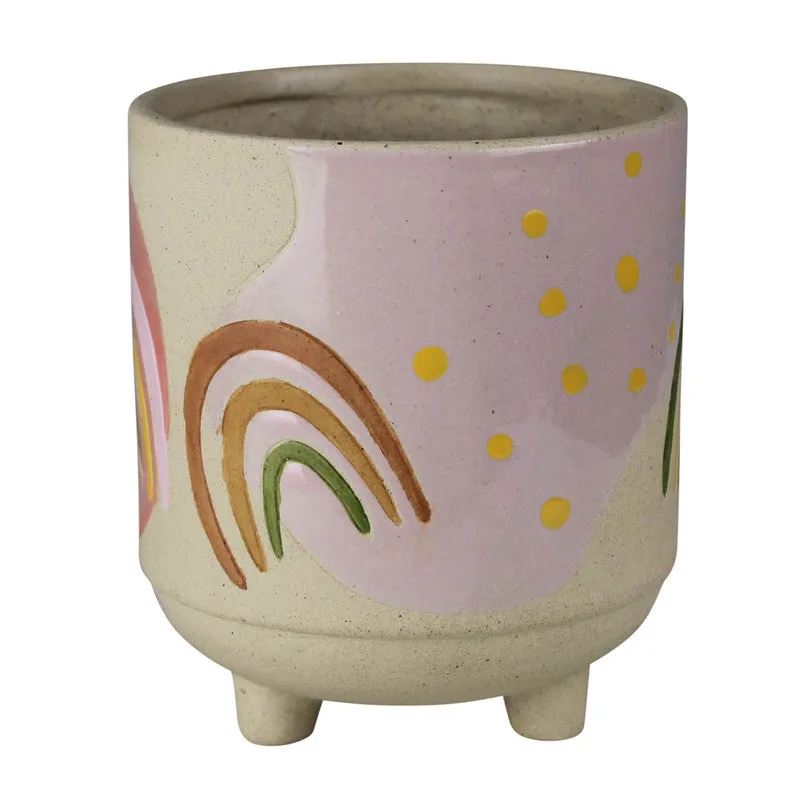 Handpainted Cachepot, Ceramic