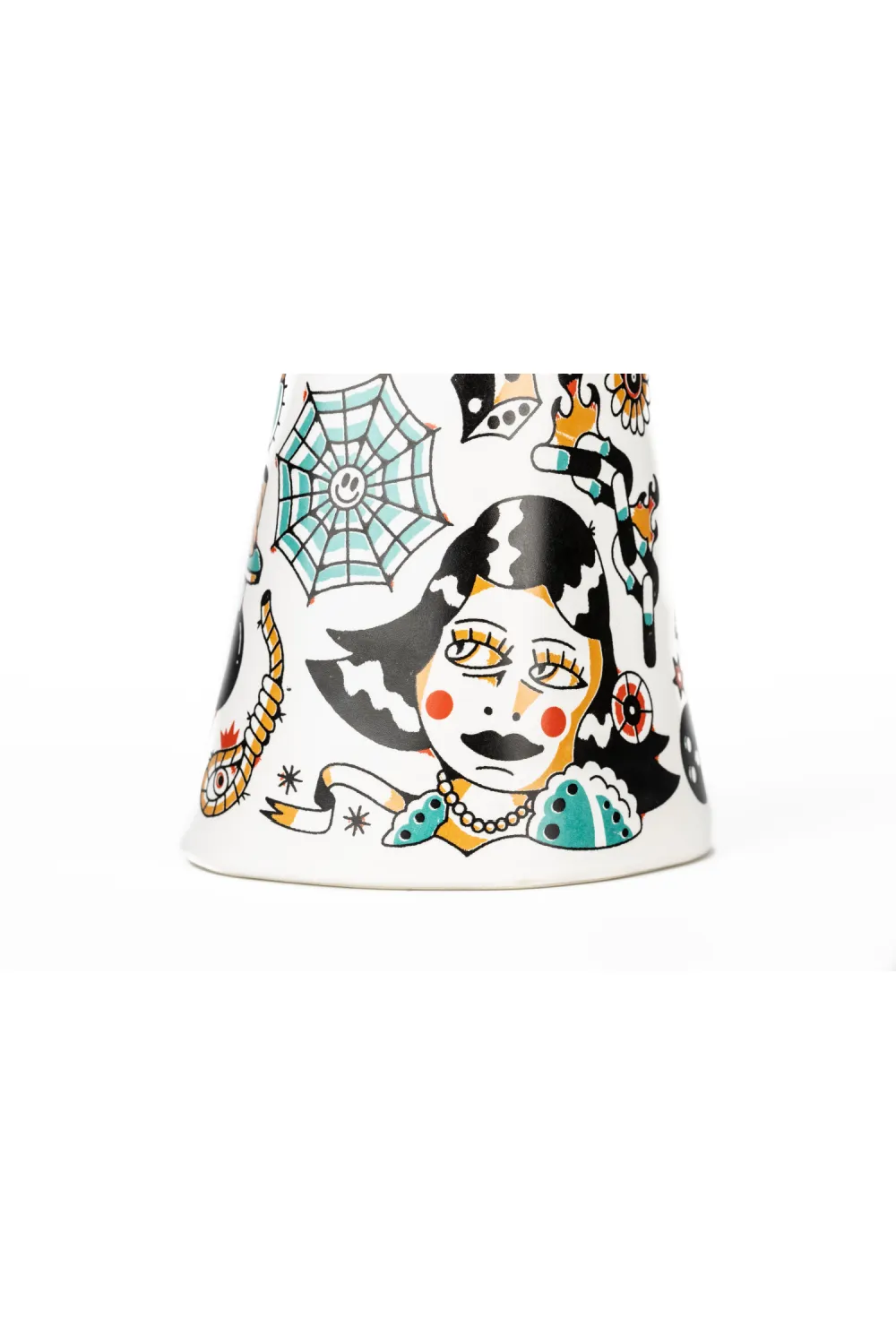 Handpainted Ceramic Fist Vase | Bold Monkey Liberty Matters