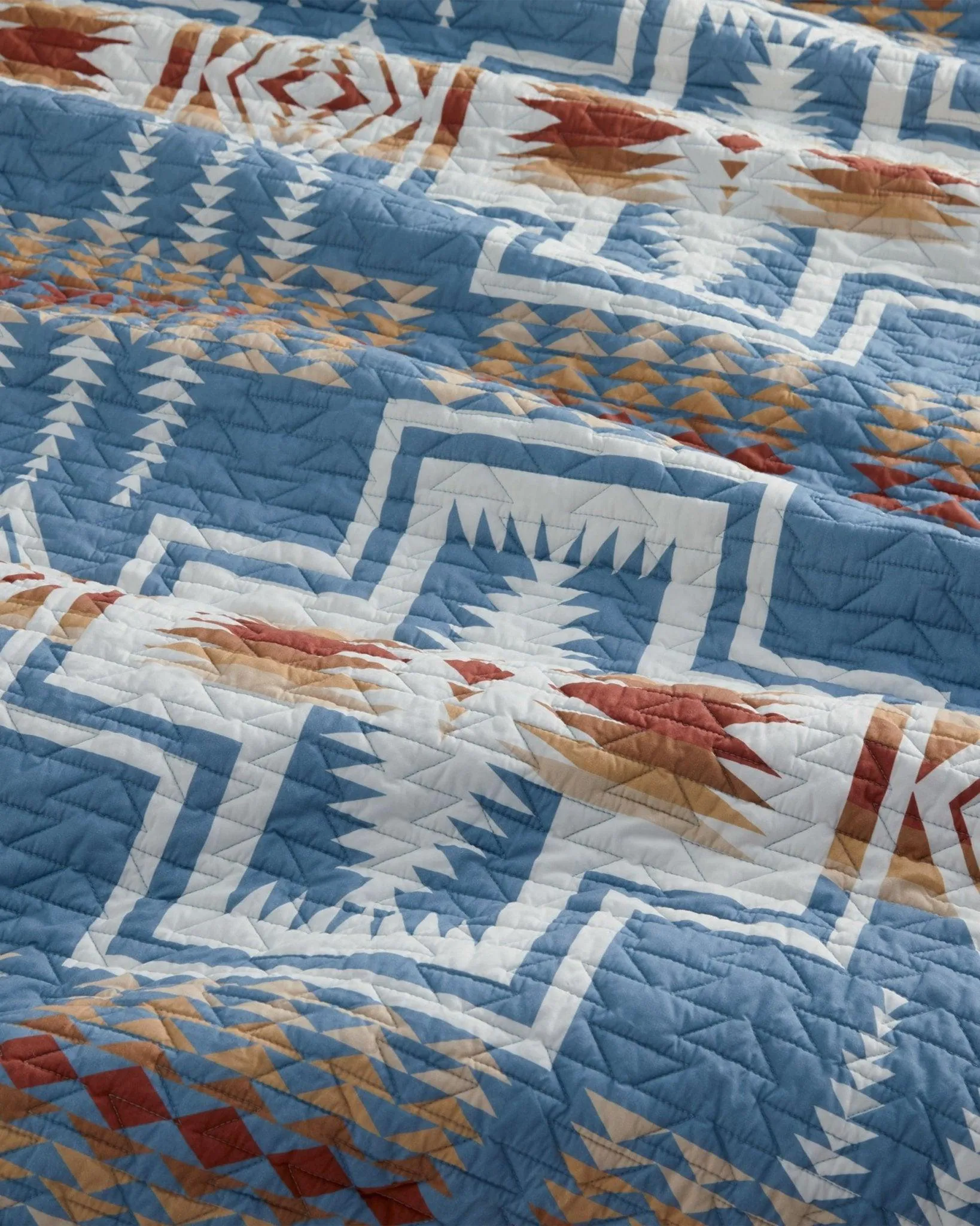 Harding Blues Pendleton Coverlet Set