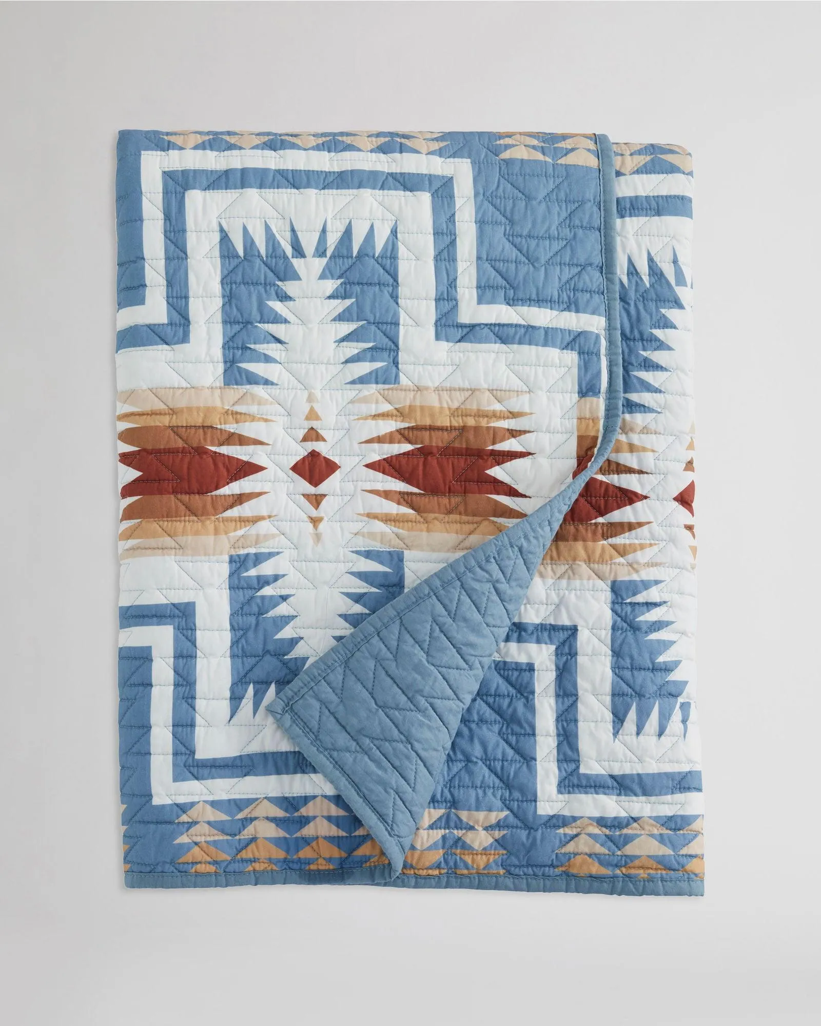 Harding Blues Pendleton Coverlet Set