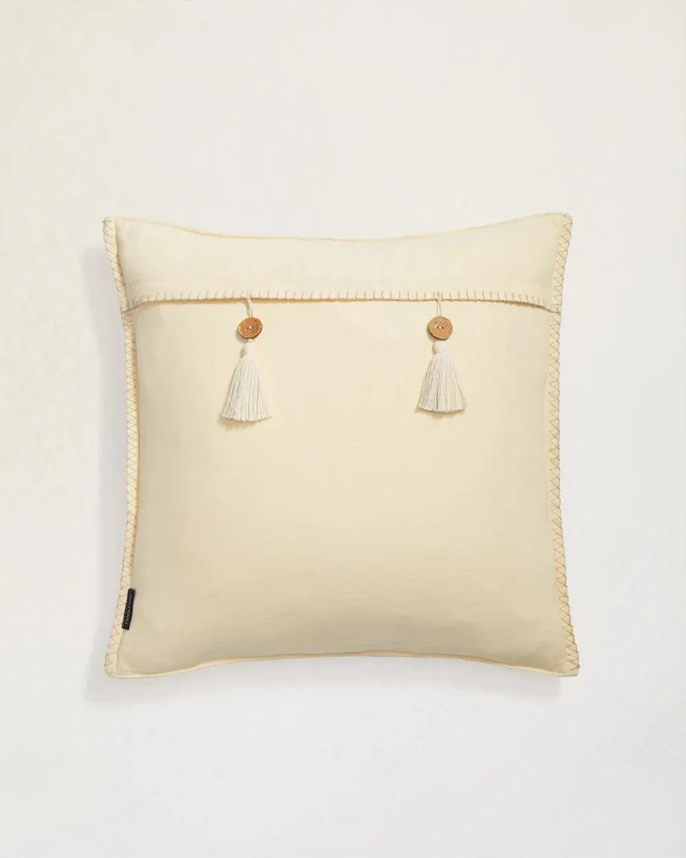 Harding Embroidered Square Pillow