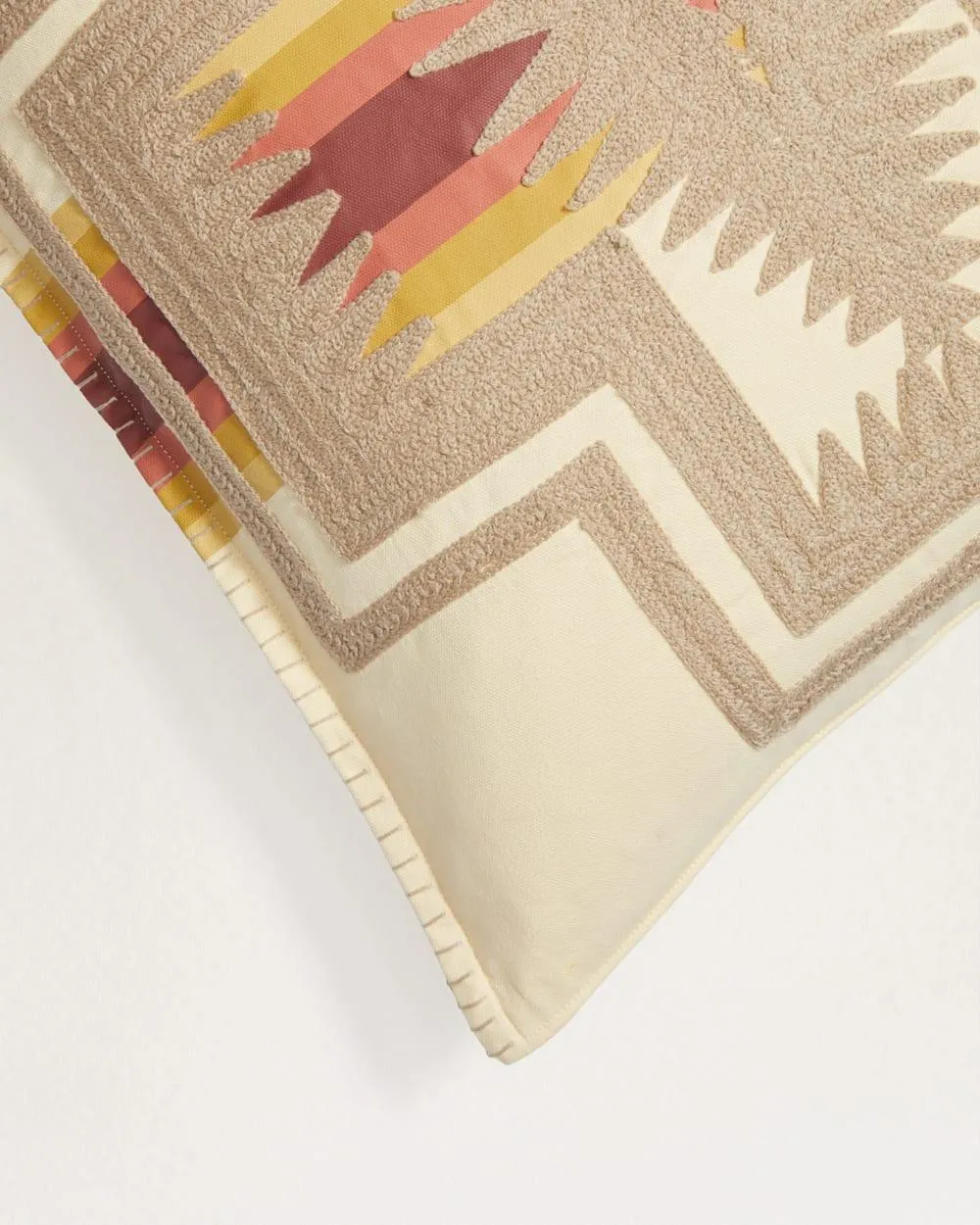 Harding Embroidered Square Pillow
