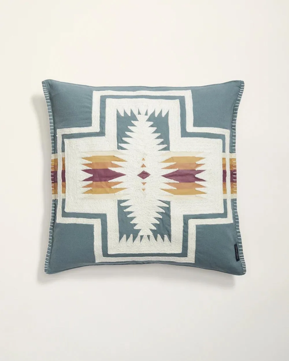 Harding Embroidered Square Pillow