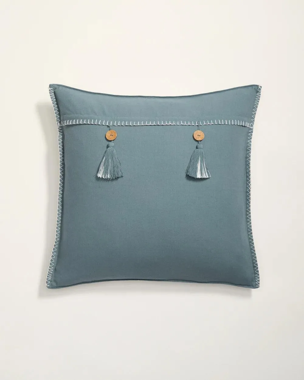 Harding Embroidered Square Pillow