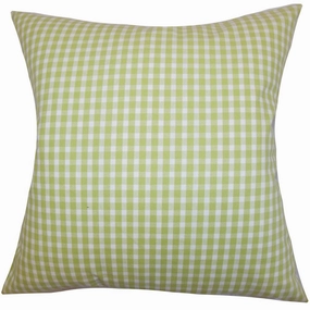 Hartley Plaid Euro Sham Green pillowcases,cotton pillow covers,bed linen