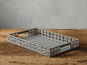 Hatteras Serving Tray in Grey Home Decor & Accessories,decorative home accessories