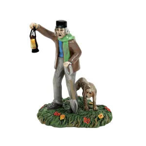 Haunted Mansion Silas Crump & His Dog, Bones Figurine Decorative Mirror,Home Decor Mirror