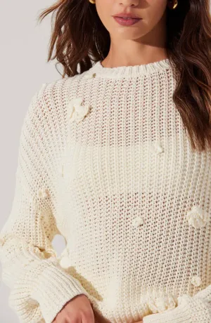 Hayley Sweater In Cream