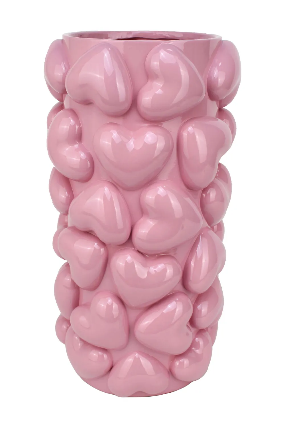 Heart Embellished Vase | OROA Ensy Vase,Glass Vase