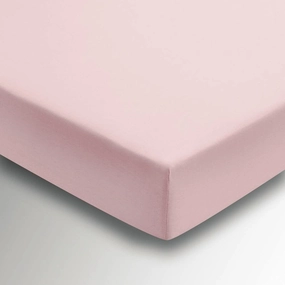 Helena Springfield Plain Dye Fitted Sheet in Blush Bedding,luxury bedding sets