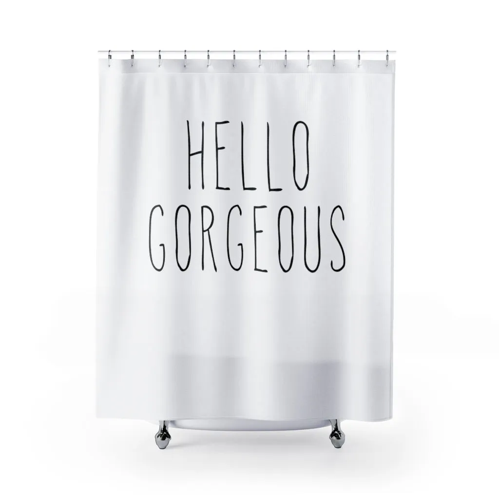 Hello Gorgeous Simple Shower Curtain Lighting,Home Lighting