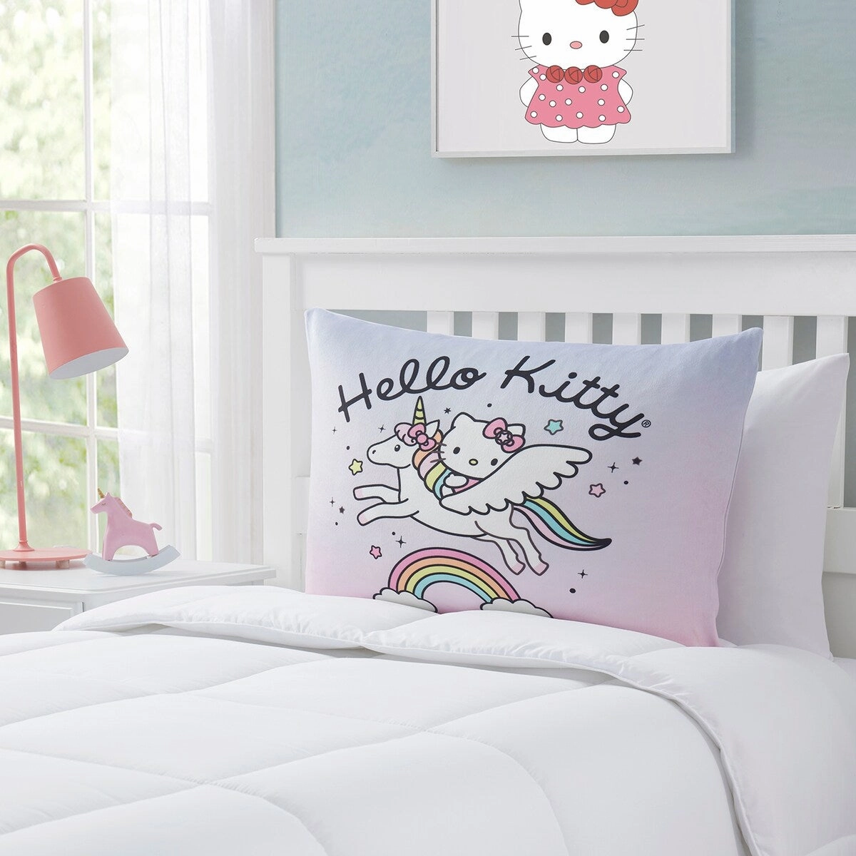 Hello Kitty Reversible 20" x 26" Bed Pillow