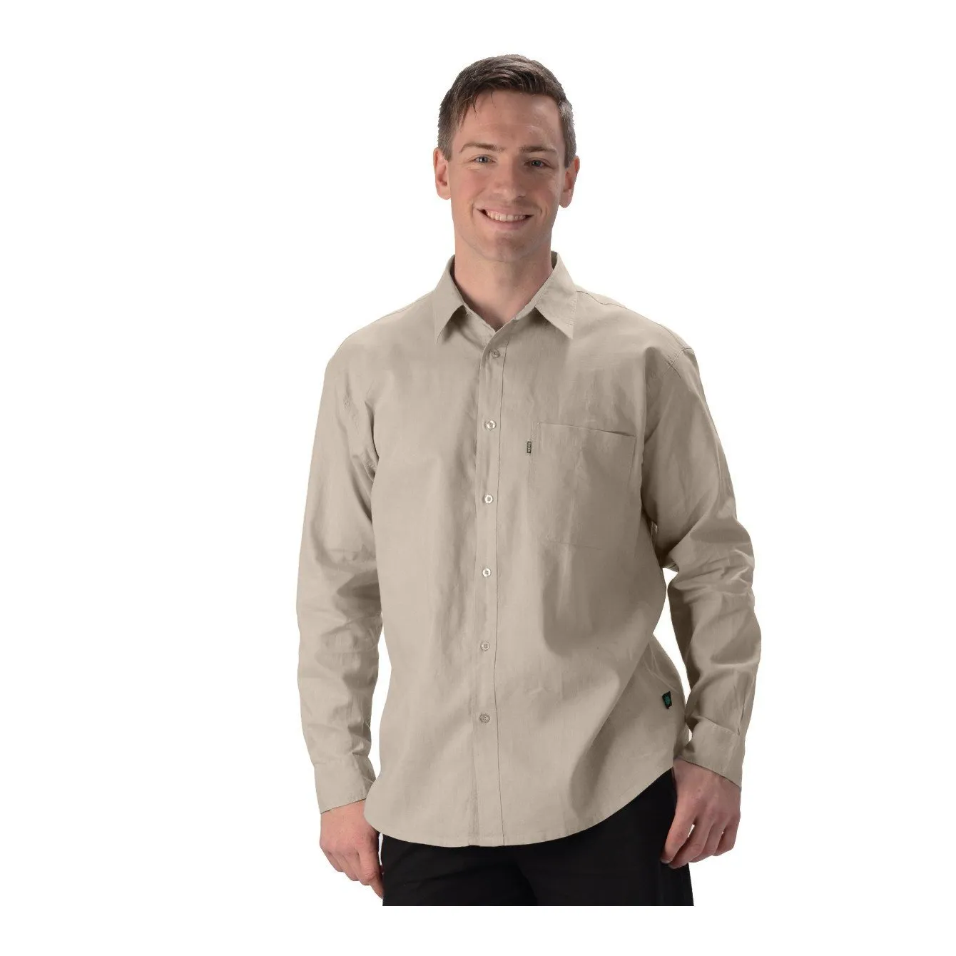 Hemp O/C Long Sleeve Dress Shirt