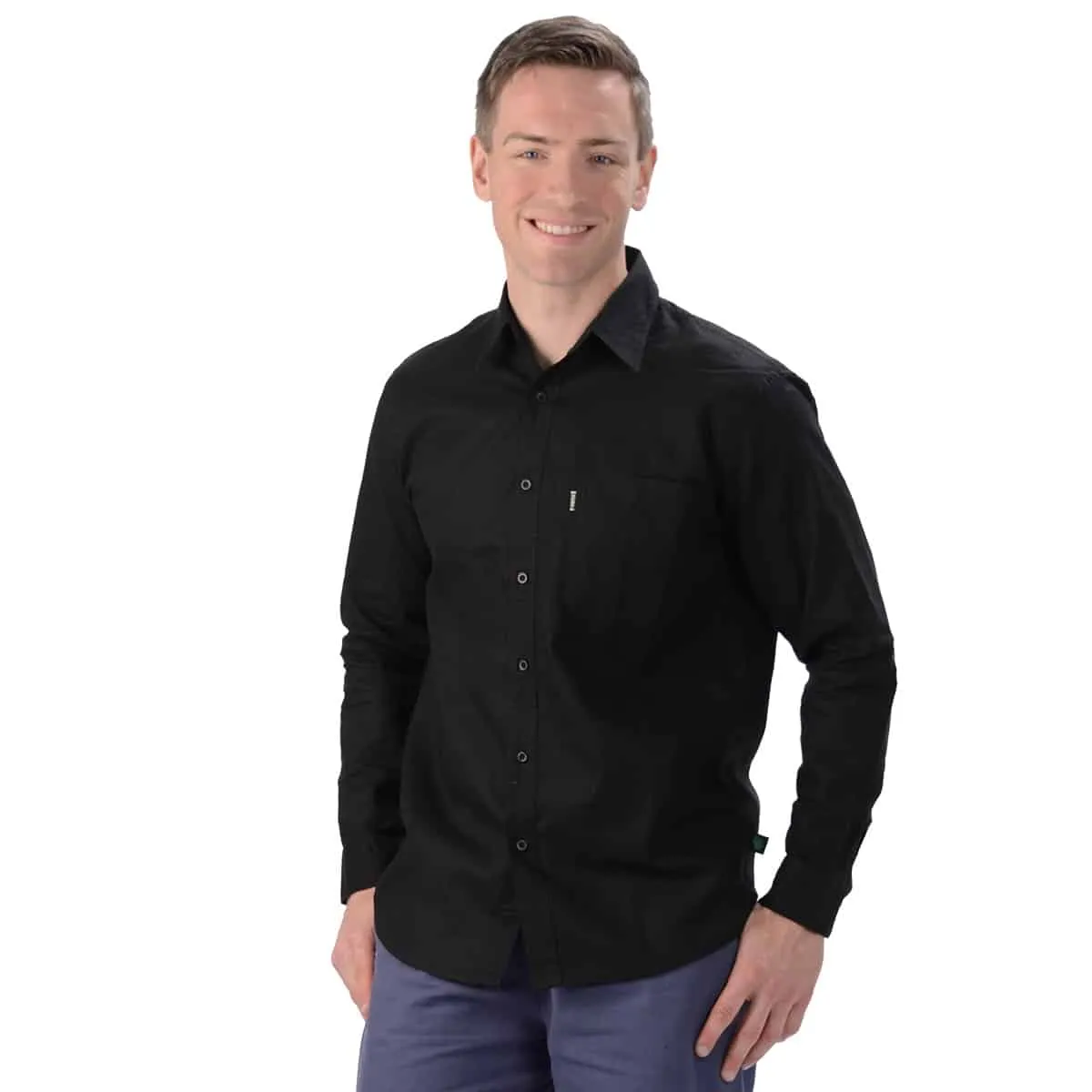 Hemp O/C Long Sleeve Dress Shirt