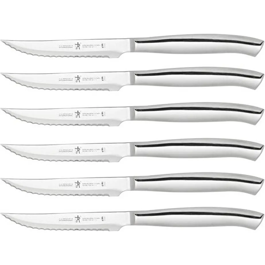 Henckels 6-Piece Steak Knife Set 1018672 jute rug, burlap rug