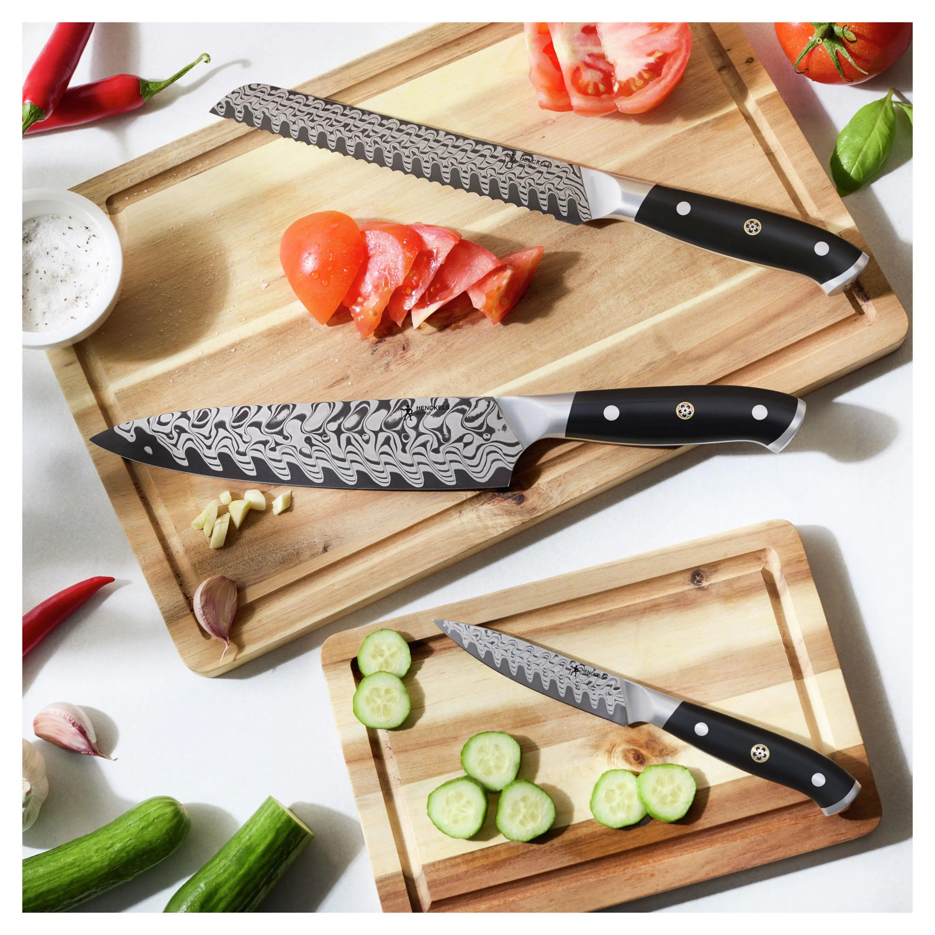 Henckels Compass Damascus 6-Piece Knife Set 1030972