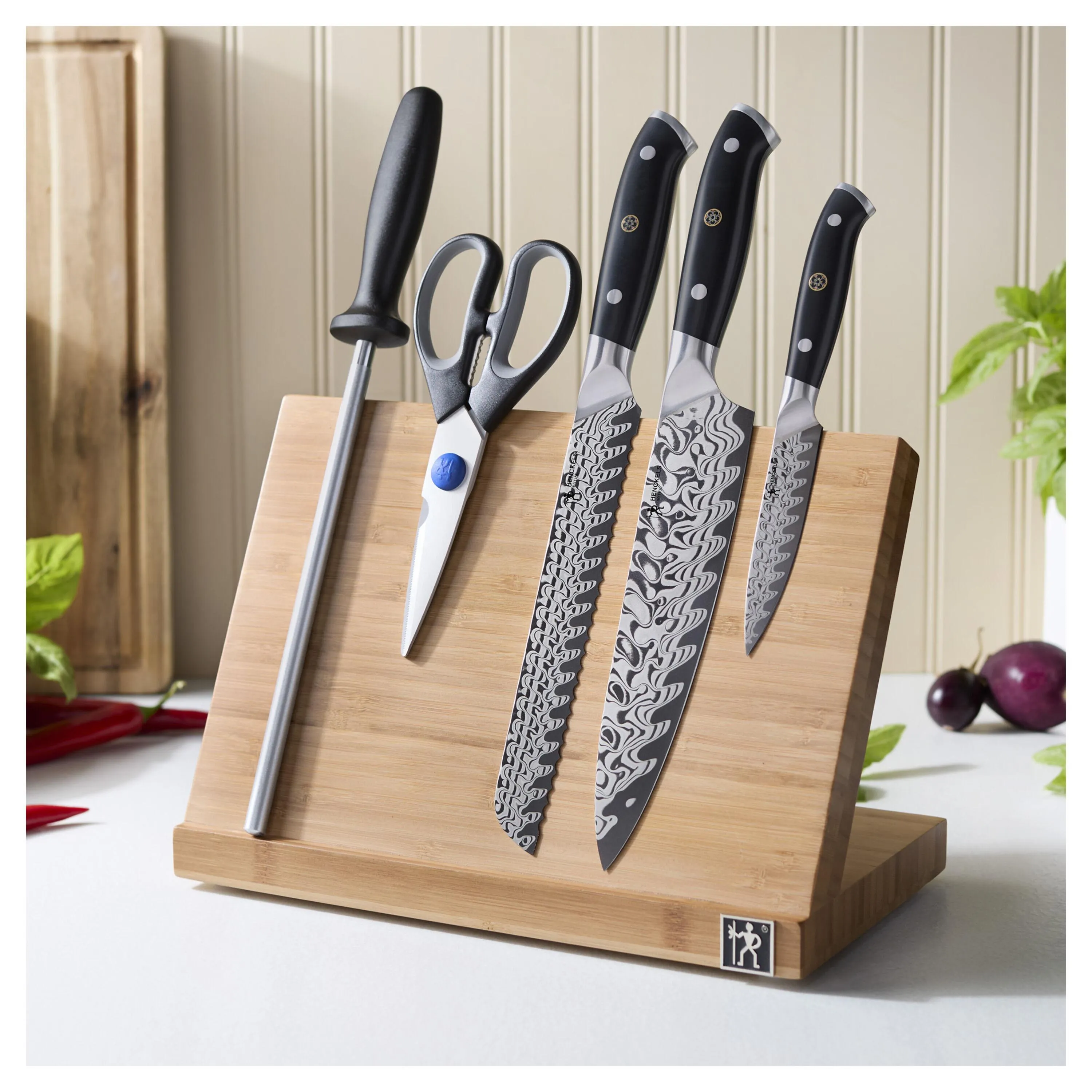 Henckels Compass Damascus 6-Piece Knife Set 1030972