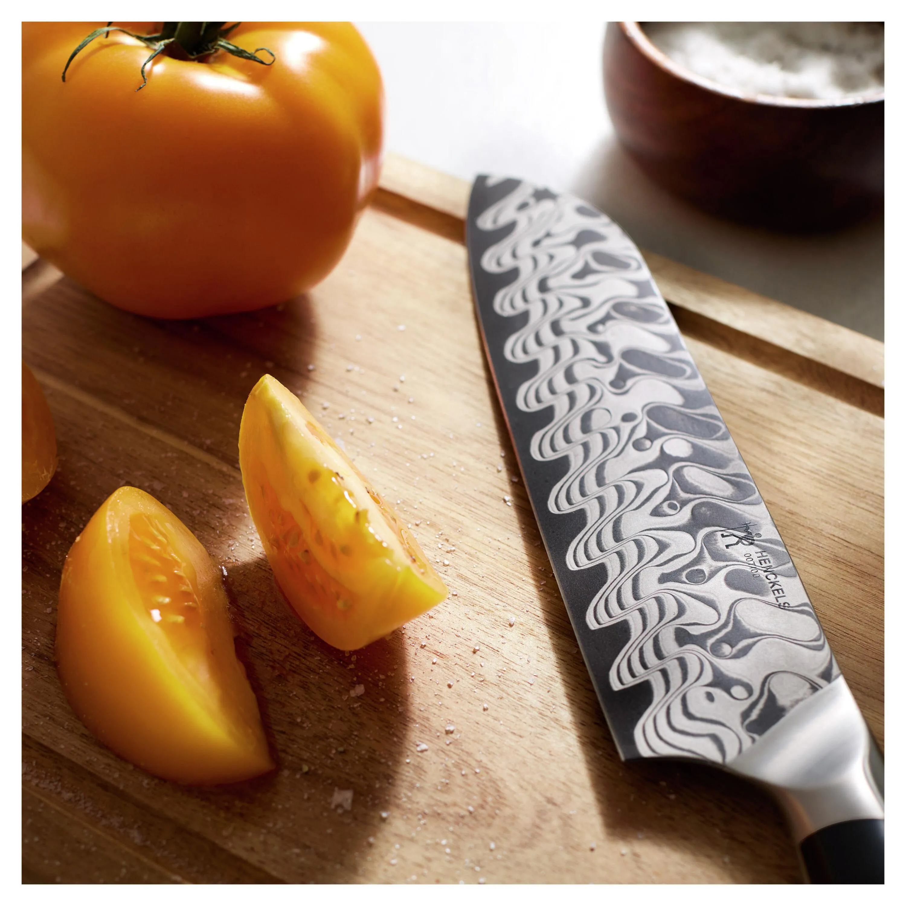 Henckels Compass Damascus 7-inch Santoku Knife 1033010
