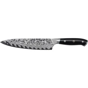 Henckels Compass Damascus 8-inch Chef's knife 1032996 jute rug, burlap rug
