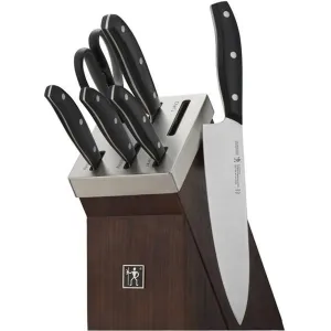Henckels Definition 7-Piece Knife Block Set 1011222 jute rug, burlap rug