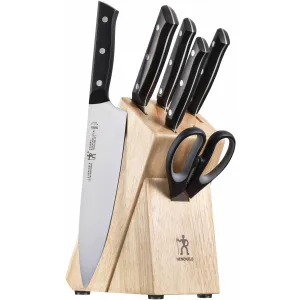 Henckels Dynamic 7-Piece Knife Block Set 1010992 jute rug, burlap rug