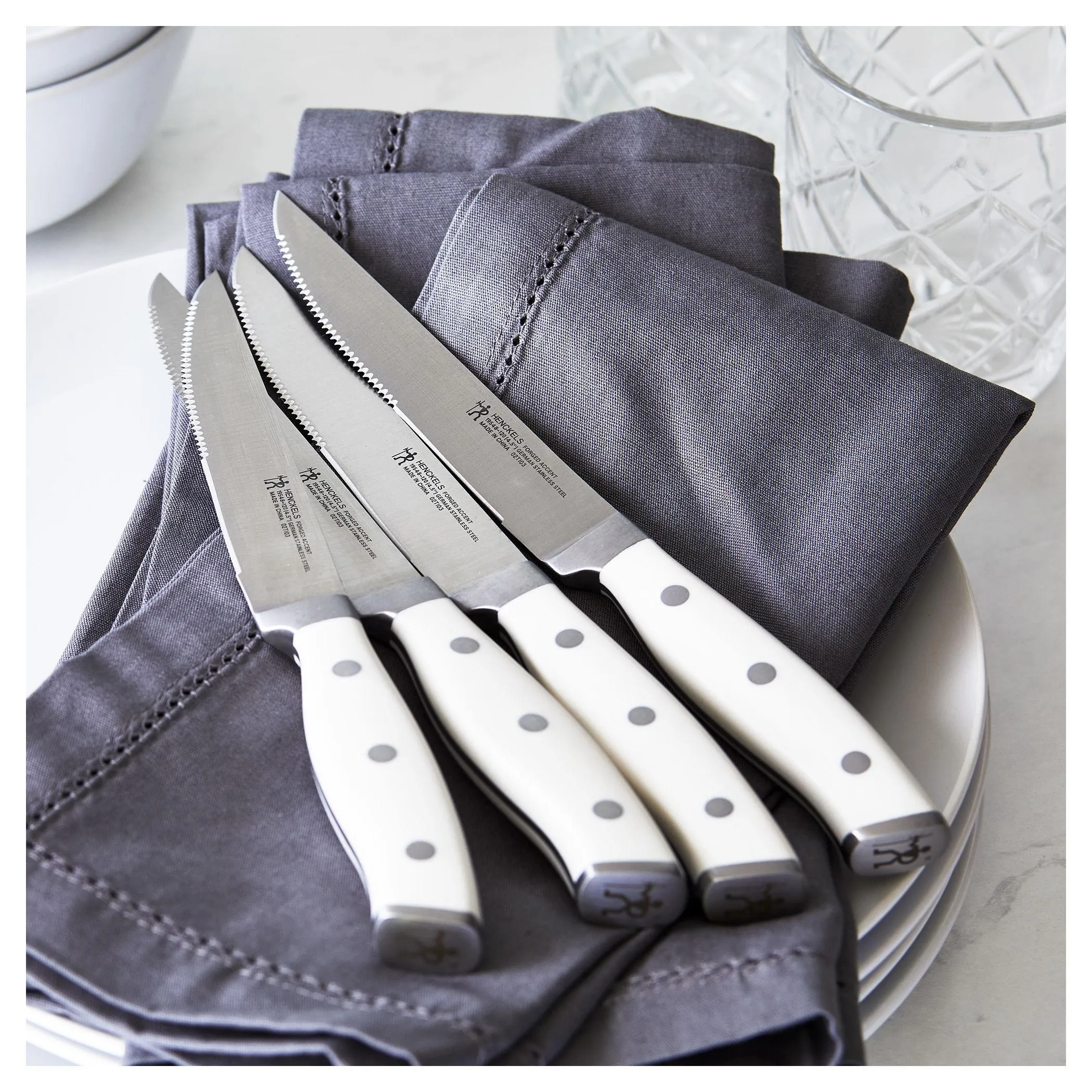 Henckels Forged Accent 4-Piece Steak Knife Set 1011266