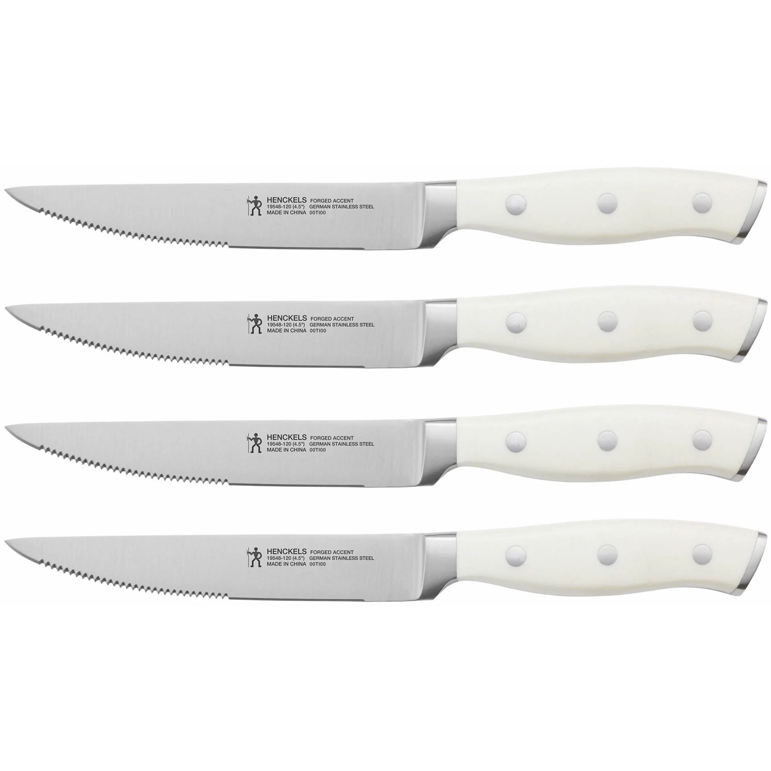 Henckels Forged Accent 4-Piece Steak Knife Set 1011266 jute rug, burlap rug