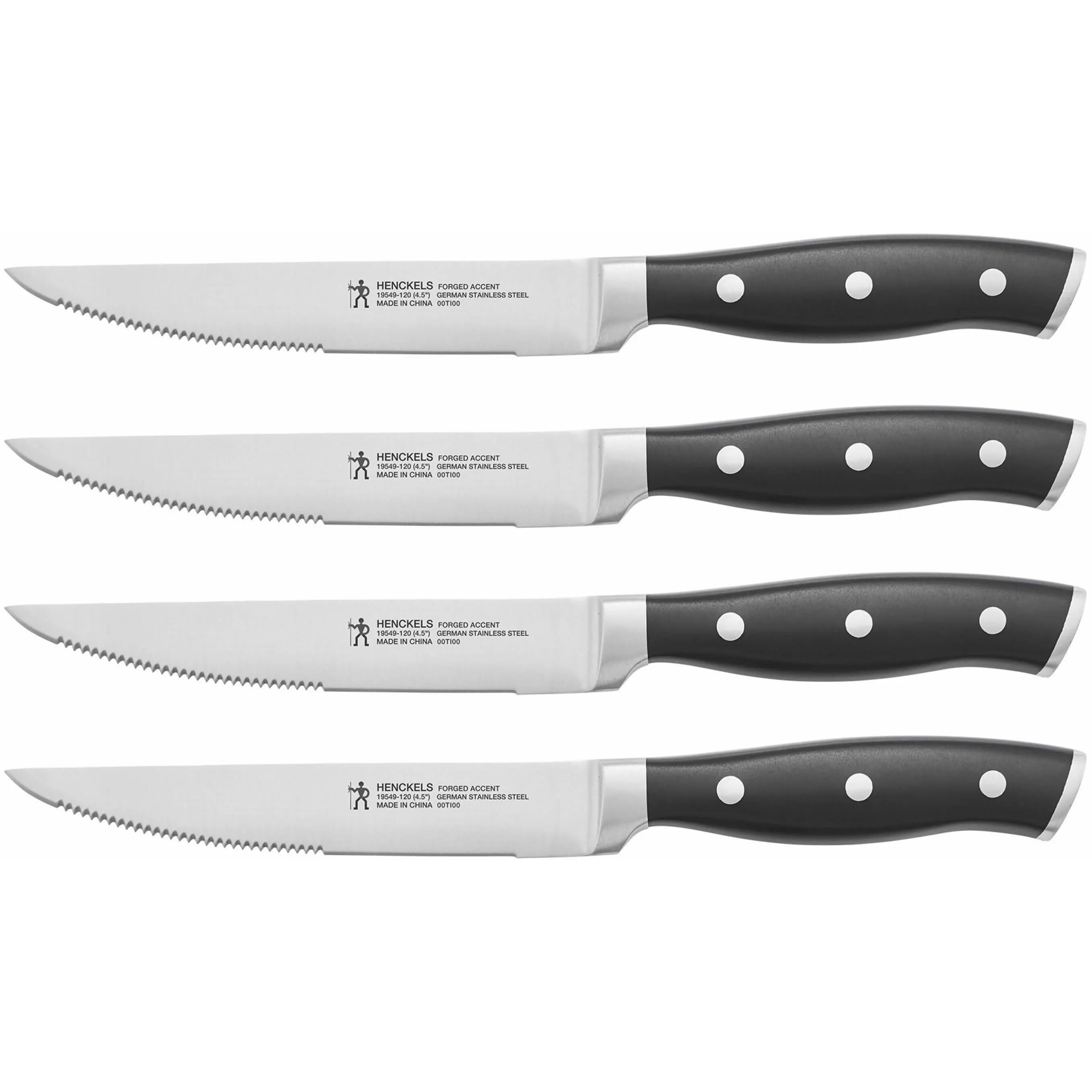 Henckels Forged Accent 4-Piece Steak Knife Set 1011268 jute rug, burlap rug