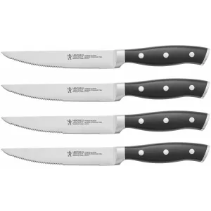 Henckels Forged Accent 4-Piece Steak Knife Set 1011268 jute rug, burlap rug
