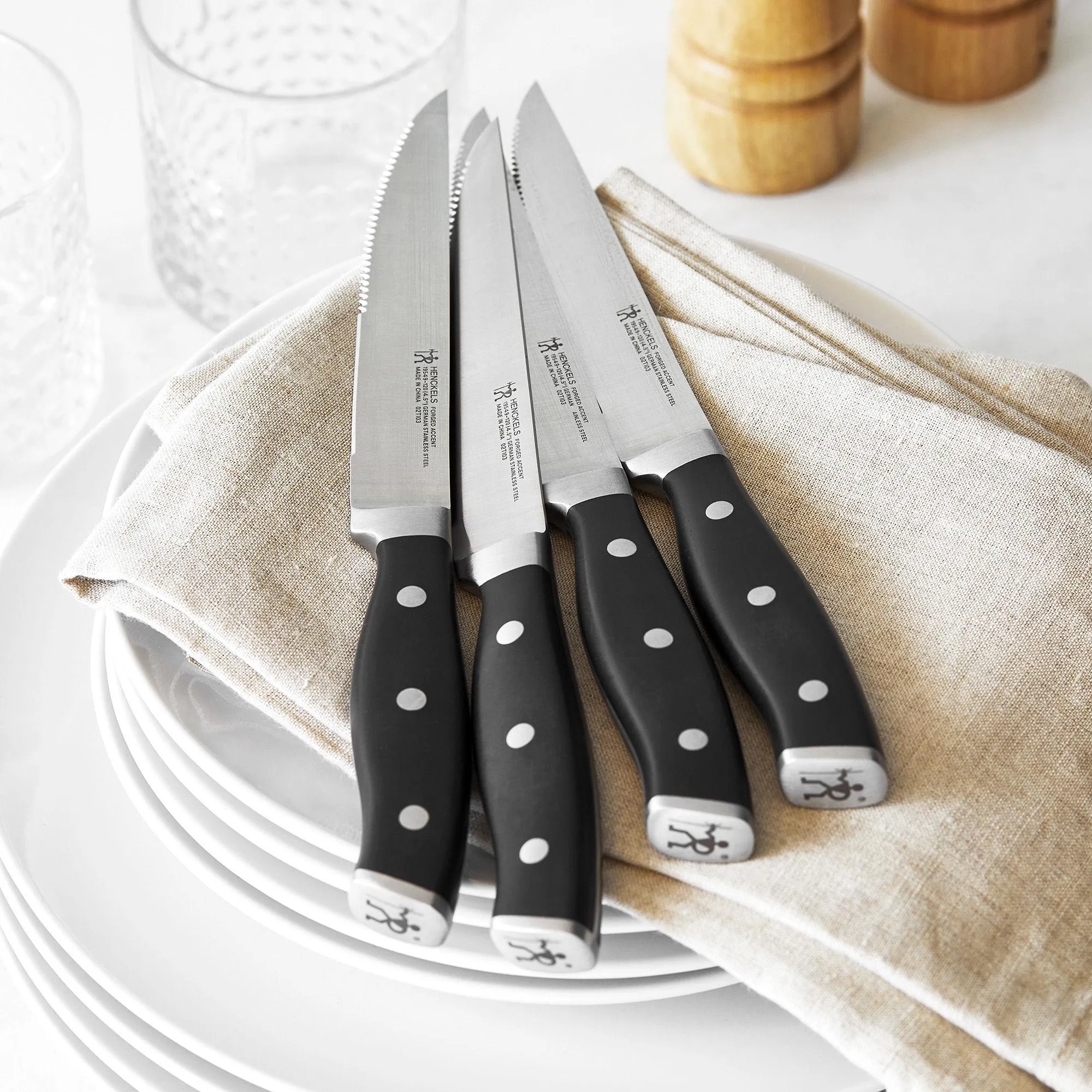 Henckels Forged Accent 4-Piece Steak Knife Set 1011268