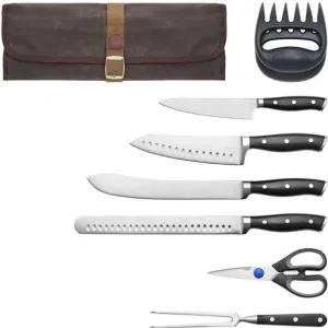 Henckels Forged Accent 9-Piece Knife Roll Set 1031992 jute rug, burlap rug