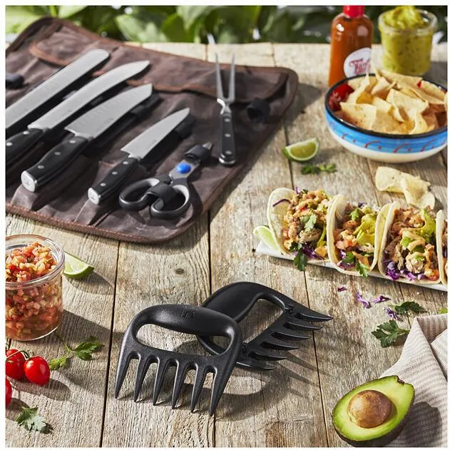 Henckels Forged Accent 9-Piece Knife Roll Set 1031992