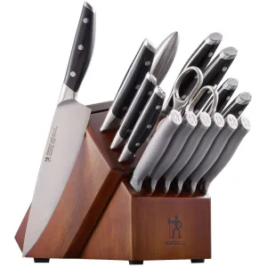 Henckels Forged Elevation 17-Piece Knife Block Set 1014068 jute rug, burlap rug