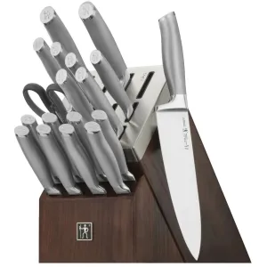 Henckels Modernist 20-Piece Self-Sharpening Knife Block Set 1014118 jute rug, burlap rug