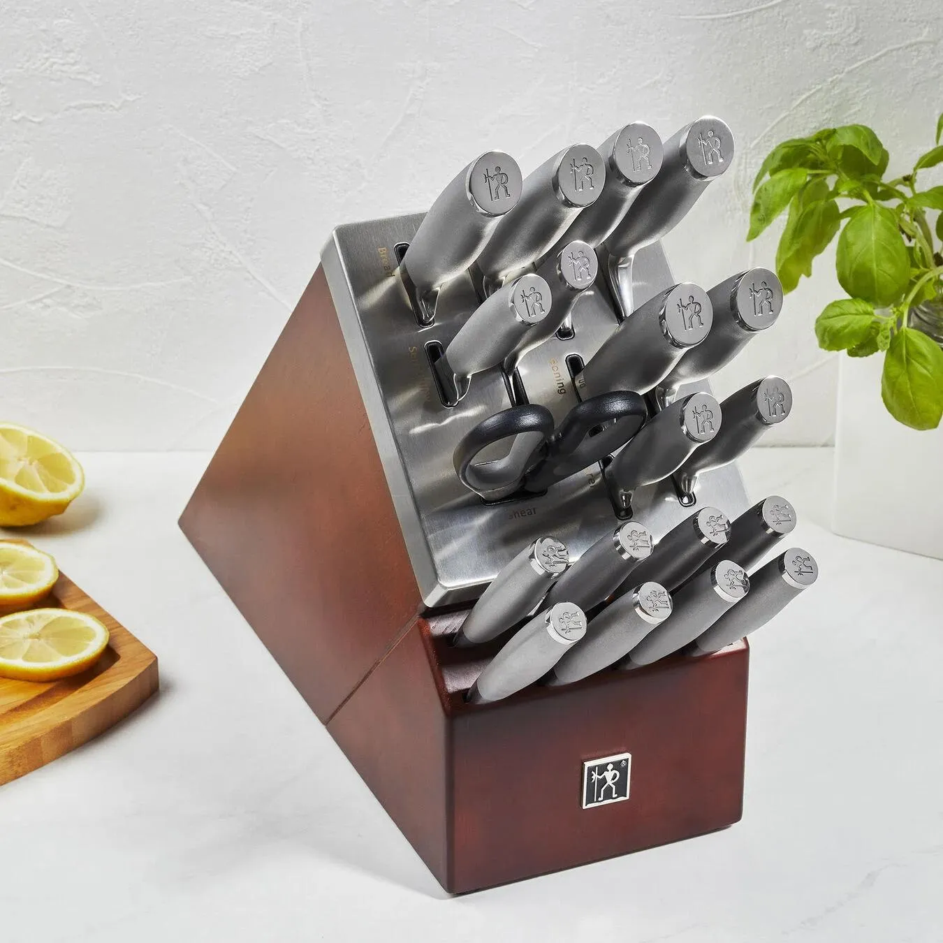 Henckels Modernist 20-Piece Self-Sharpening Knife Block Set 1014118