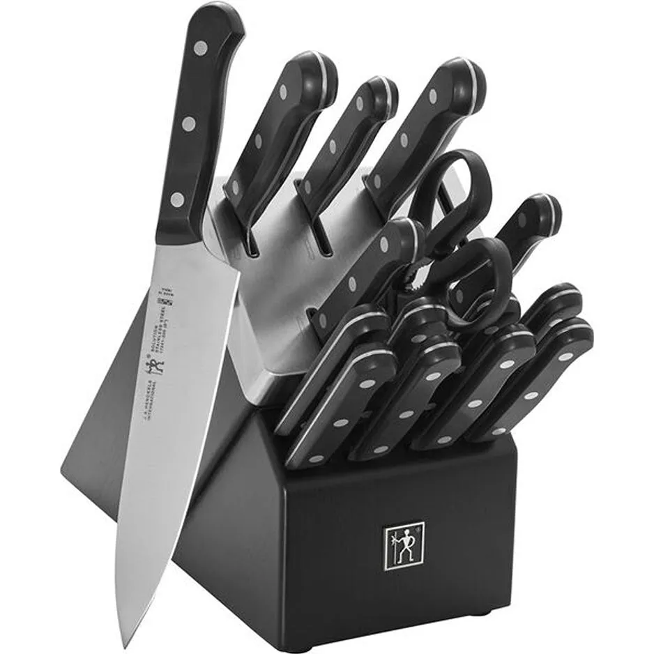 Henckels Solution 16-Piece Knife Block Set 1031952 jute rug, burlap rug