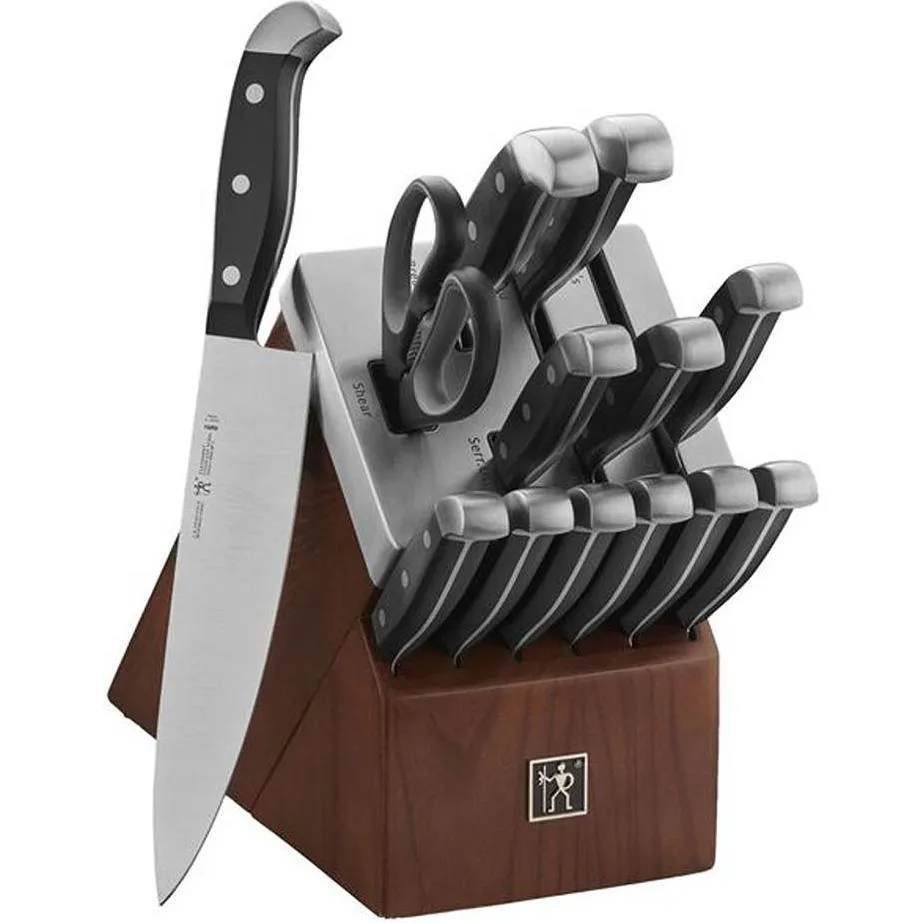 Henckels Statement 14-Piece Knife Block Set 1013676 jute rug, burlap rug