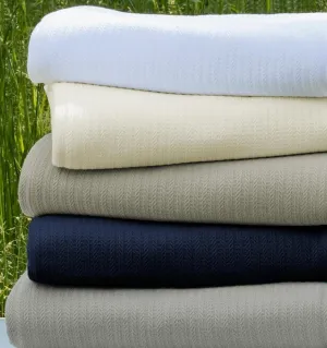 Herringbone Weave Cotton Blankets pillow inserts, mattress pad