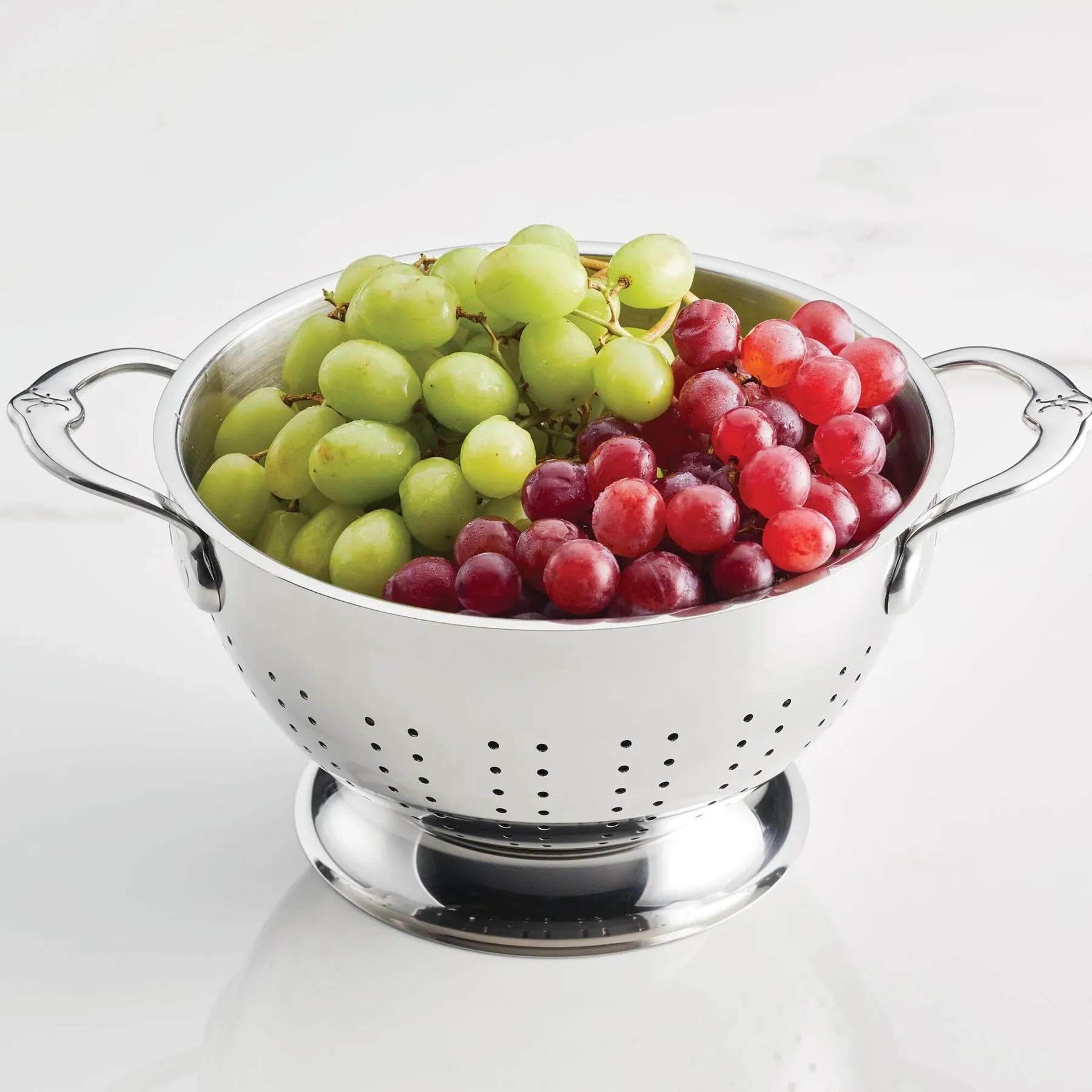 Hestan Provisions Stainless Steel Colander, 3-Quart, Stainless Steel 48693-C