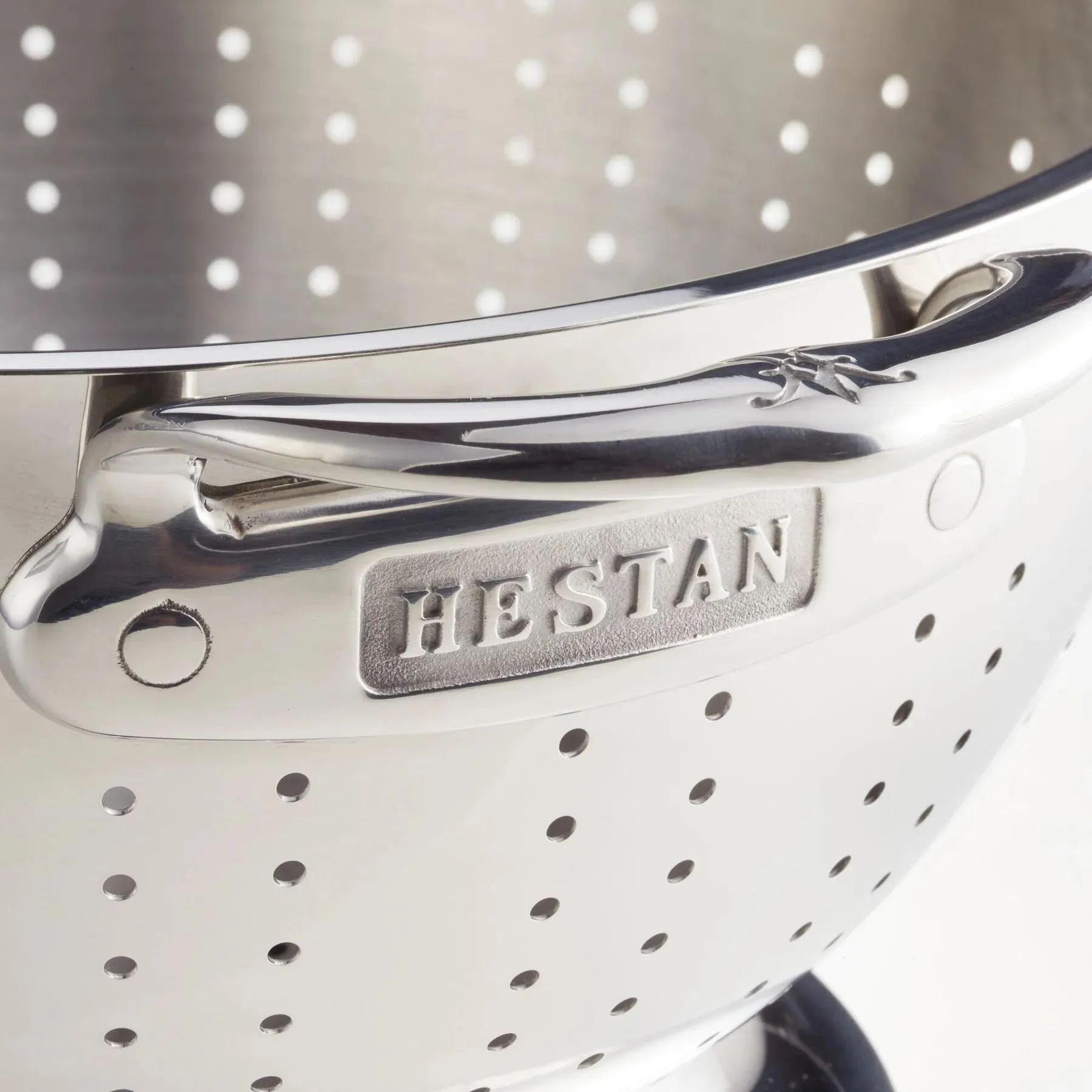 Hestan Provisions Stainless Steel Colander, 5-Quart, Stainless Steel 48694-C