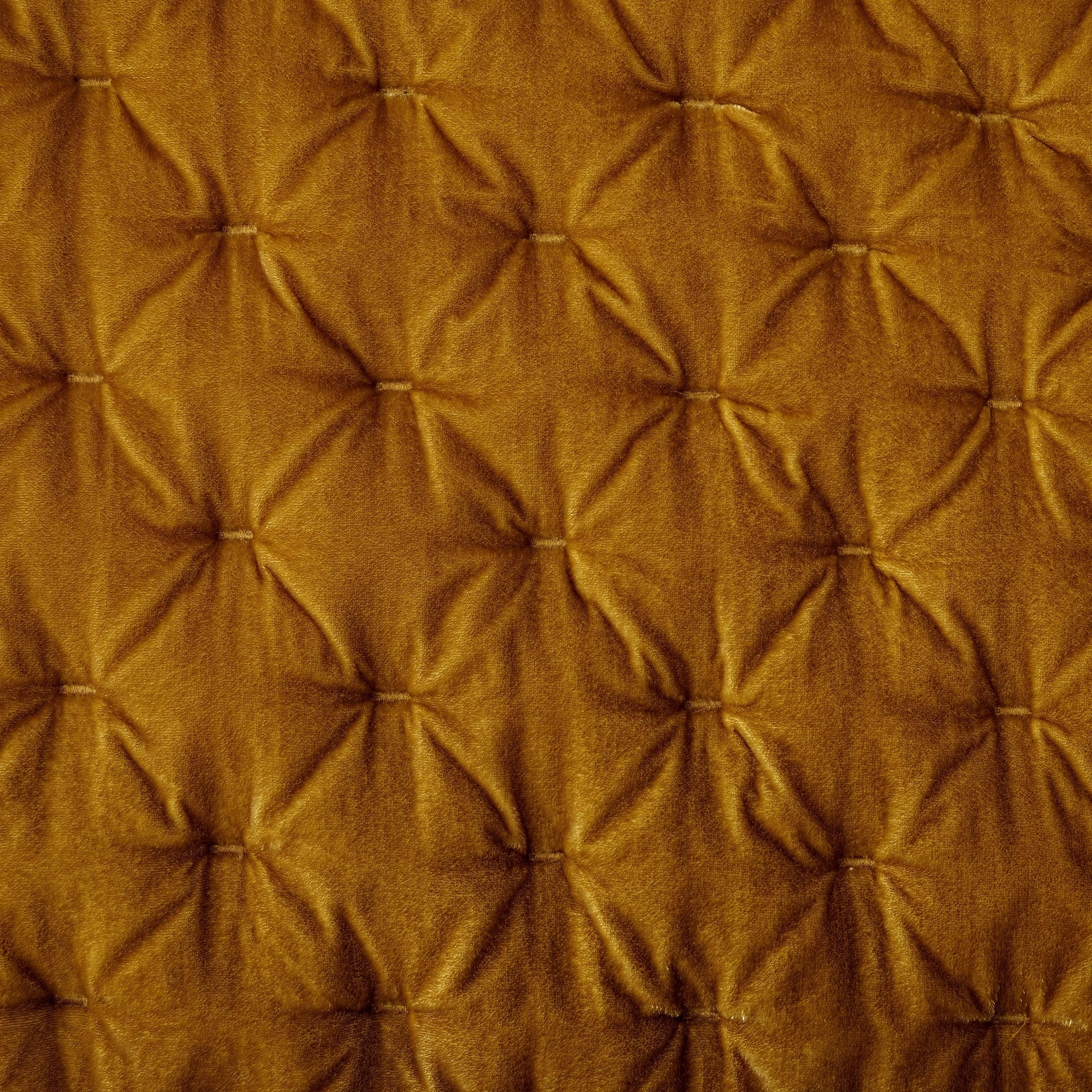 HiEnd Accents Stella Faux Silk Velvet Romantic Western Quilted Pillow Sham, 1PC