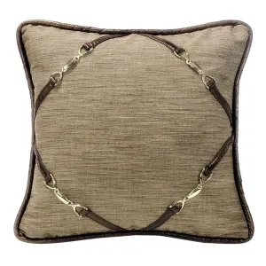 Highland Lodge Throw Pillow w/ Buckle Corners pillow inserts, mattress pad