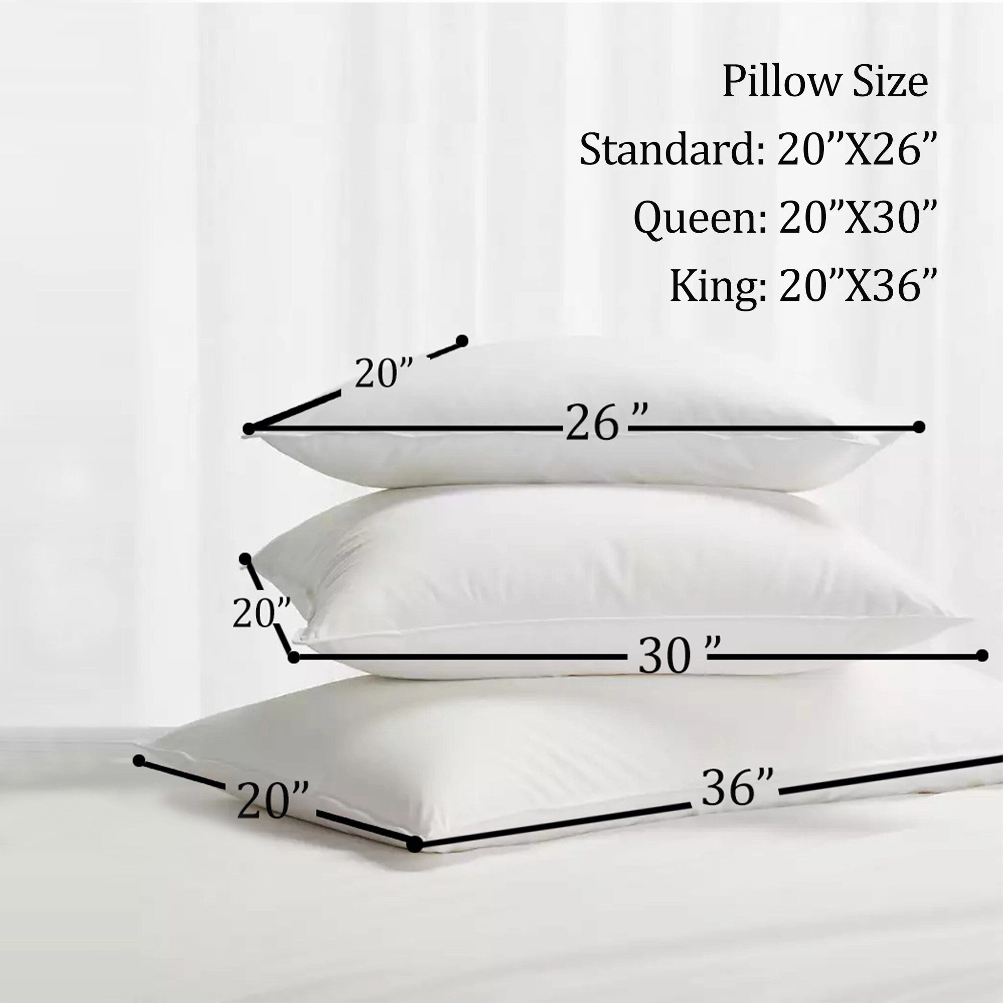 Highland Feather 850 Loft Hungarian Goose Down Pillow 500 TC Cotton Casing