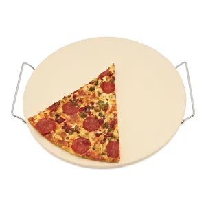 Home Works 13in Round Pizza Stone with Rack 51153 table lamp, bedside lamp