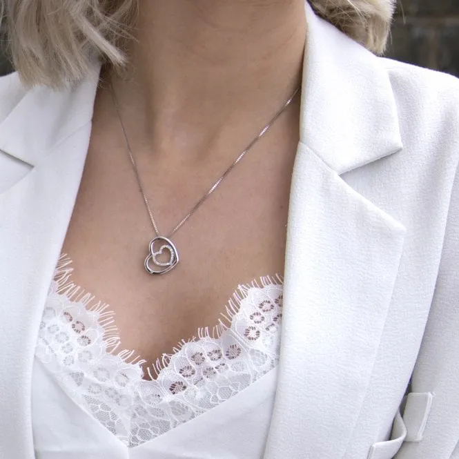 Hot Diamonds Jewellery Hot Diamonds Adorable Encased Sterling Silver Pendant