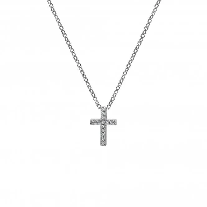 Hot Diamonds Jewellery Hot Diamonds Bliss Sterling Silver Striking Cross Necklace