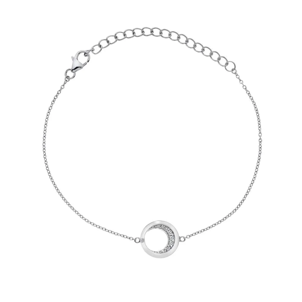 Hot Diamonds Jewellery Hot Diamonds Celestial Sterling Silver Topaz Bracelet