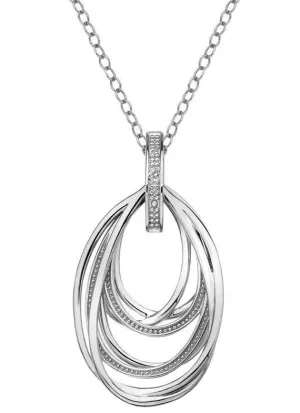 Hot Diamonds Jewellery Hot Diamonds Chandelier Sterling Silver Diamond Pendant