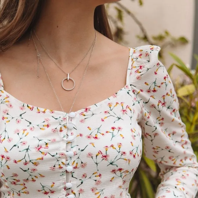 Hot Diamonds Jewellery Hot Diamonds Constant Circle Sterling Silver Necklace
