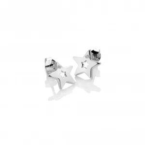 Hot Diamonds Jewellery Hot Diamonds Diamond Amulet Sterling Silver Star Earrings